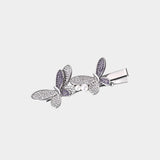 Lavender Glow Butterfly Clip