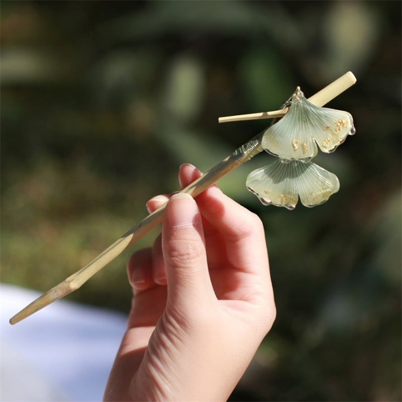 Korean Ginkgo Bamboo Hair Stick