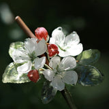 Blossoming Hawthorn & Bamboo Hair Stick