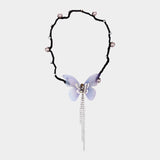 Violet Vutterfly Hair Tie