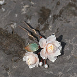 Moonlit Peony U-Shaped Hair Stick