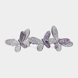 Lavender Glow Butterfly Clip