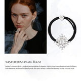 Winter Rose Pearl Éclat Hair Tie