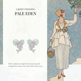 Celeste Luster Pale Eden Stud Earrings