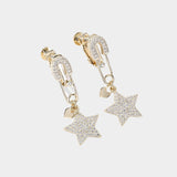 Love's Lock & Hope's Star Earrings