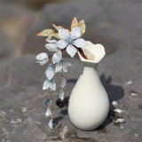 Crystal Rain Blossom U-Shaped Hair Stick