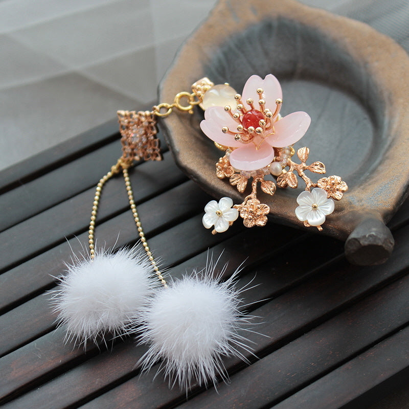 Winter Blossom Hair Clip