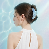 Nacre Veil Claw Clip