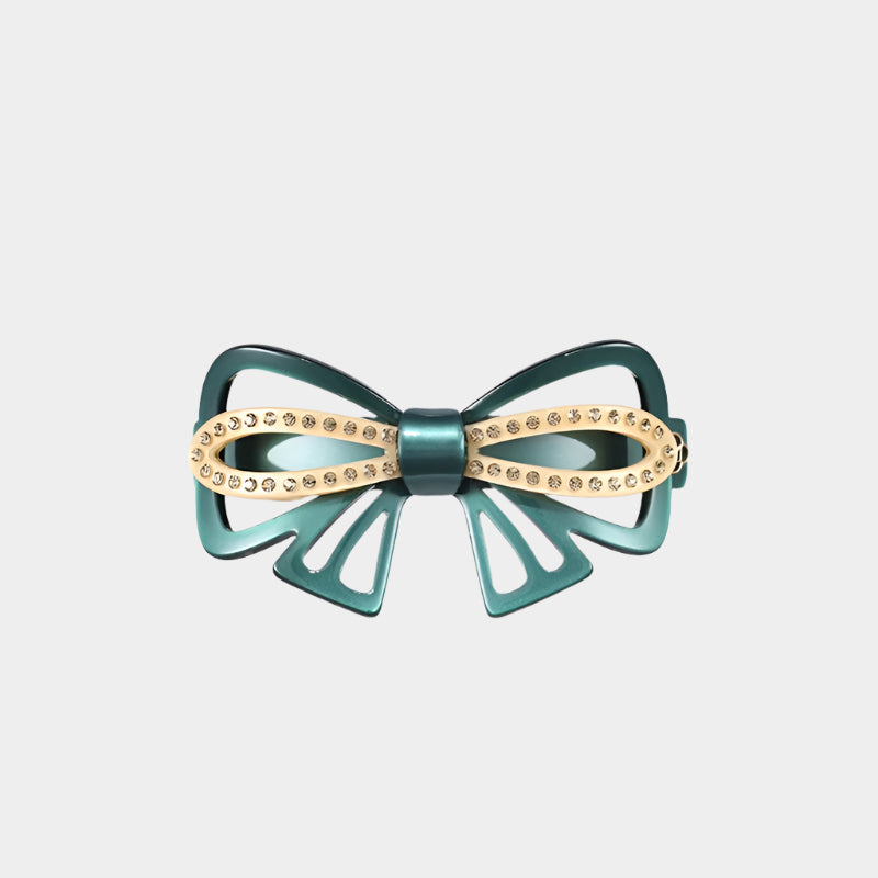 Playful Ribbon Butterfly Hair Pin