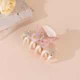 Pink Butterfly Hair Clip