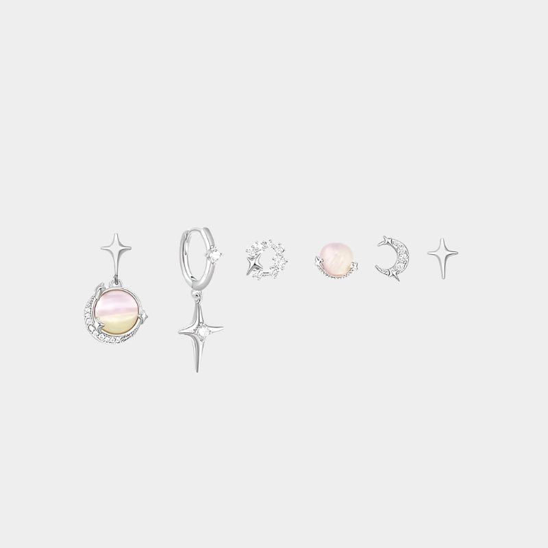 Starlight Pleione Earrings: 6-Piece Set