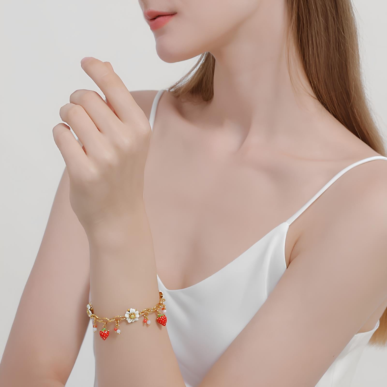 Strawberry Garden Bracelet