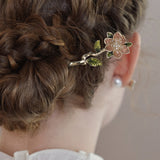 Rosé leaf Charm Hair Stick
