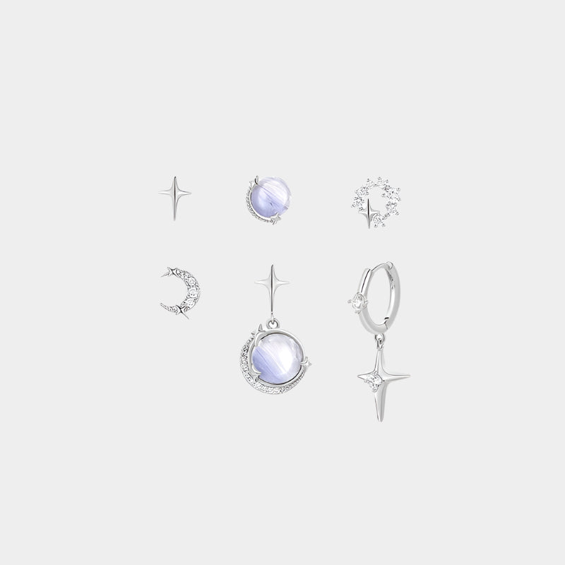 Starlight Pleione Earrings: 6-Piece Set