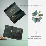 Jardin Gleam Butterfly Branch Brooch