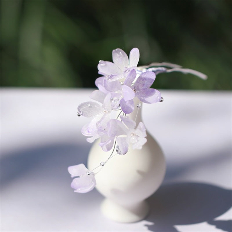 Twilight Bloom Butterfly U-Shaped Hair Stick