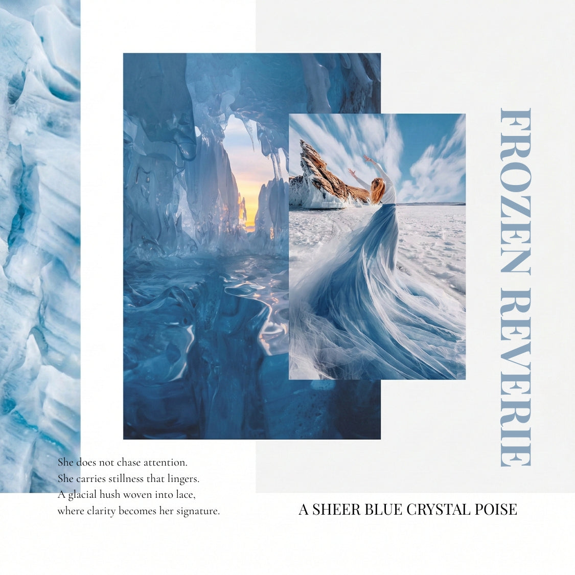 Arctic Lace Butterfly Barrette