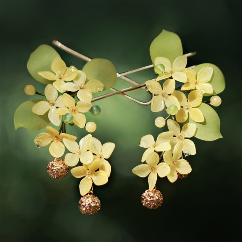 Mimosa Glow U-Shaped Hair Stick
