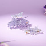 Graceful Purple Butterfly Hair Clip