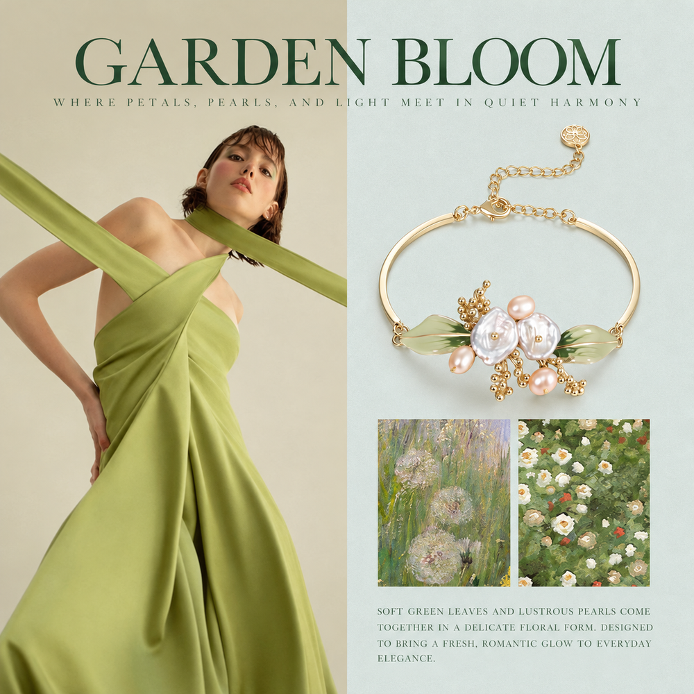 Garden Bloom Pearl Bracelet
