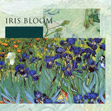 Blooming Iris Tassel Earrings