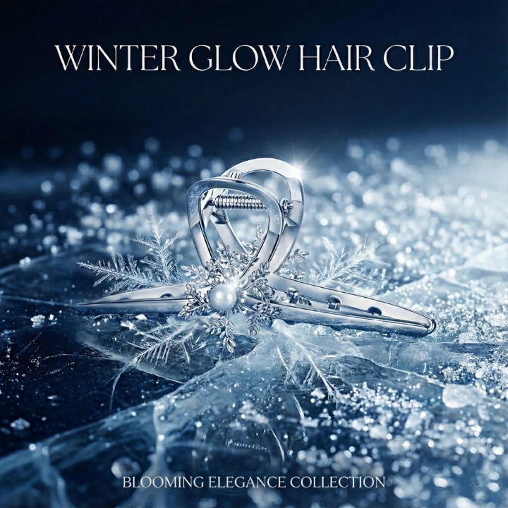 Winter Glow Hair Clip