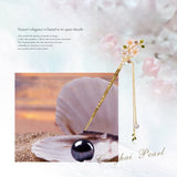 Lilac Blossom Drape Hair Stick