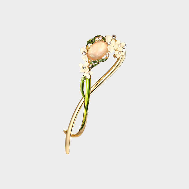 Timeless Nouveau Flower Hair Pin