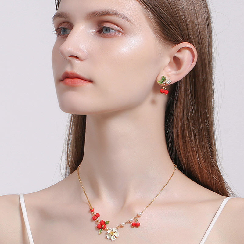 Cherry Glow Necklace