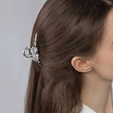 Azure Glow Cubic & Seashell Starfish Hair Clip