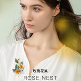 Nest of Roses Brooch