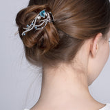 Shine Blue Ocean Wave Hair Pin