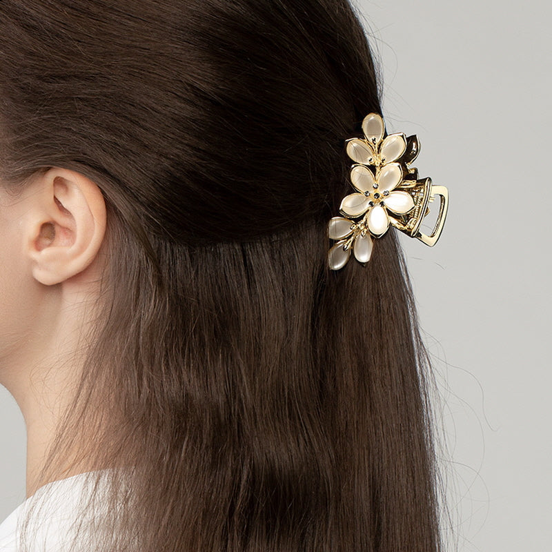 Virgin Lily Flowers Hair Clip