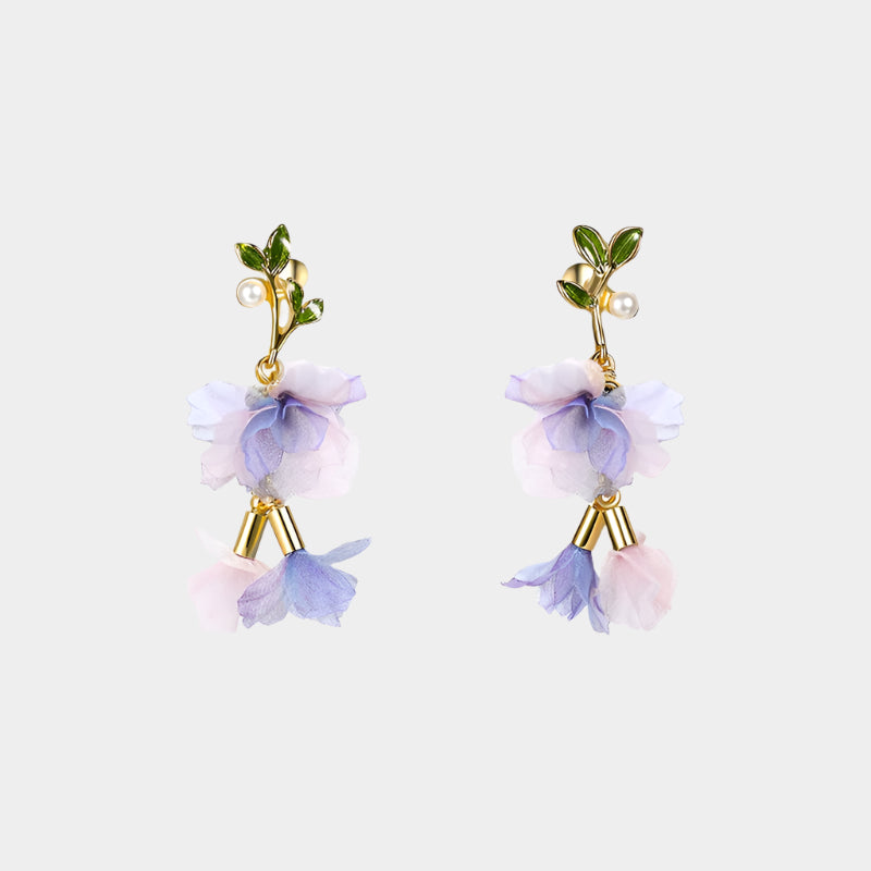 Violet Bloom Earrings