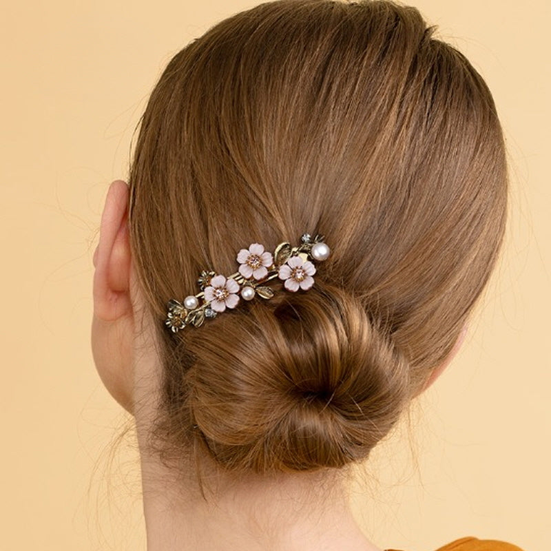 Plum Blossom Straight Hair Pin