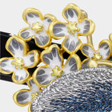 Luxury Flowers and Butterfly Straight Hair pin