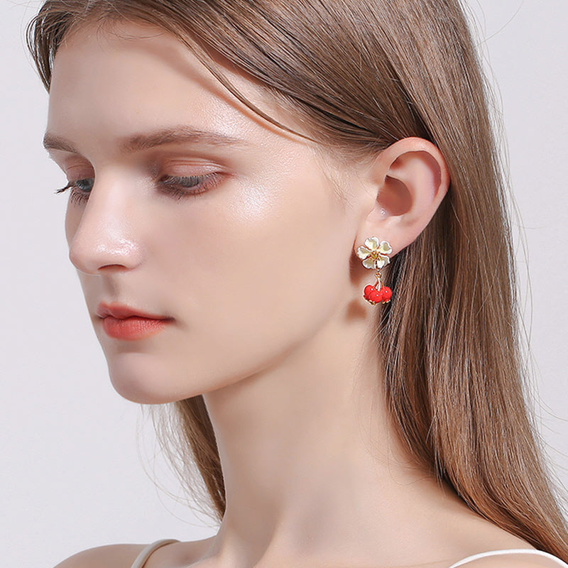 Cherry Mist Earrings