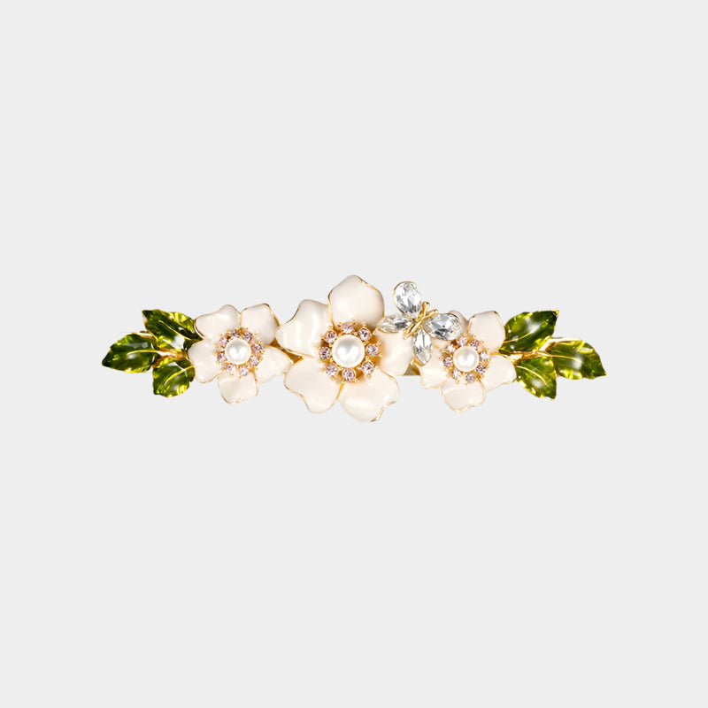 Jasmine Blossom Jade Hair Pin