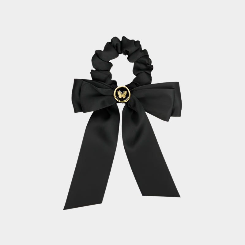Noir Emblem Butterfly Scrunchie