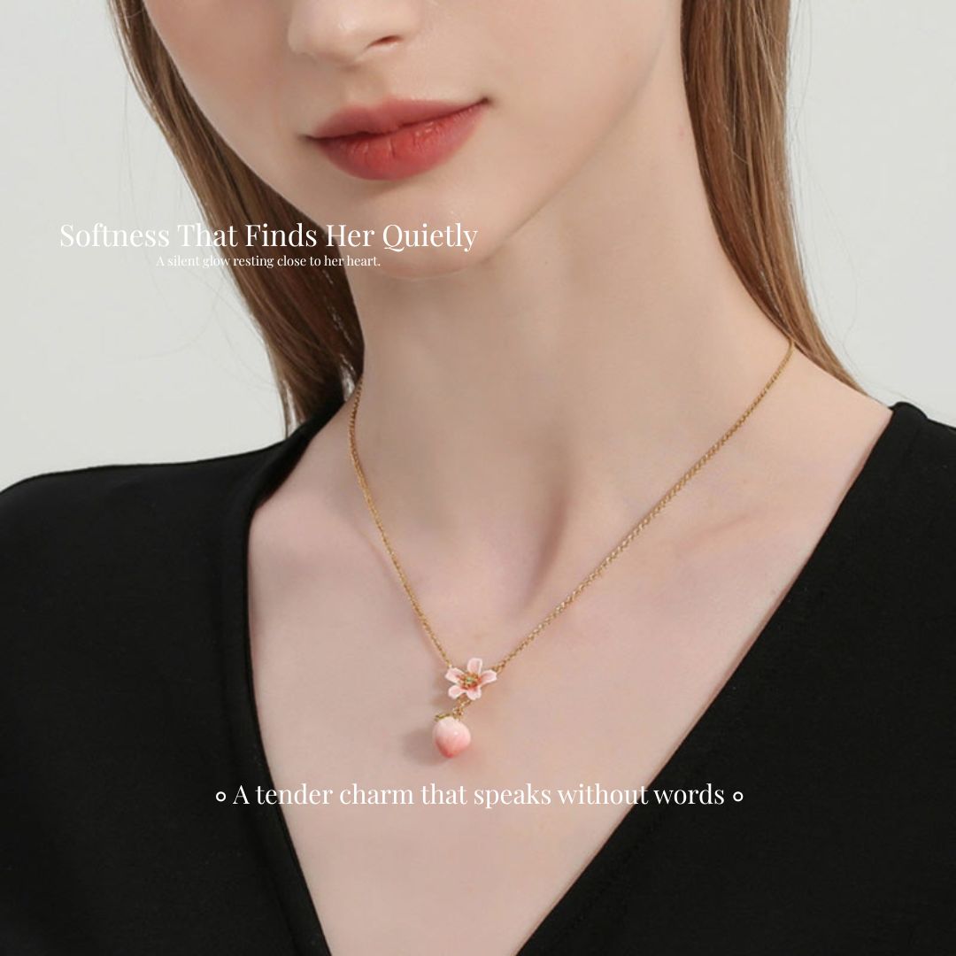 Peach Blossom Necklace