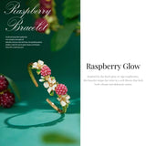 Raspberry Blossom Bracelet