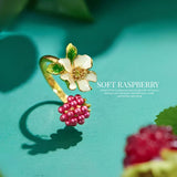 Raspberry Blossom Ring