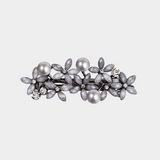 Rhinestone & Pearl Flower Hair Pin