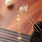 Mystical Korean Flower U-Shaped Hair Stick