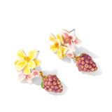 Grape Blossom Earrings