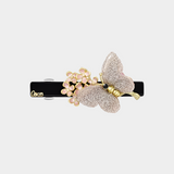 Luxury Flowers and Butterfly Straight Hair pin