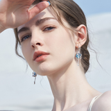 Blue Current Earrings