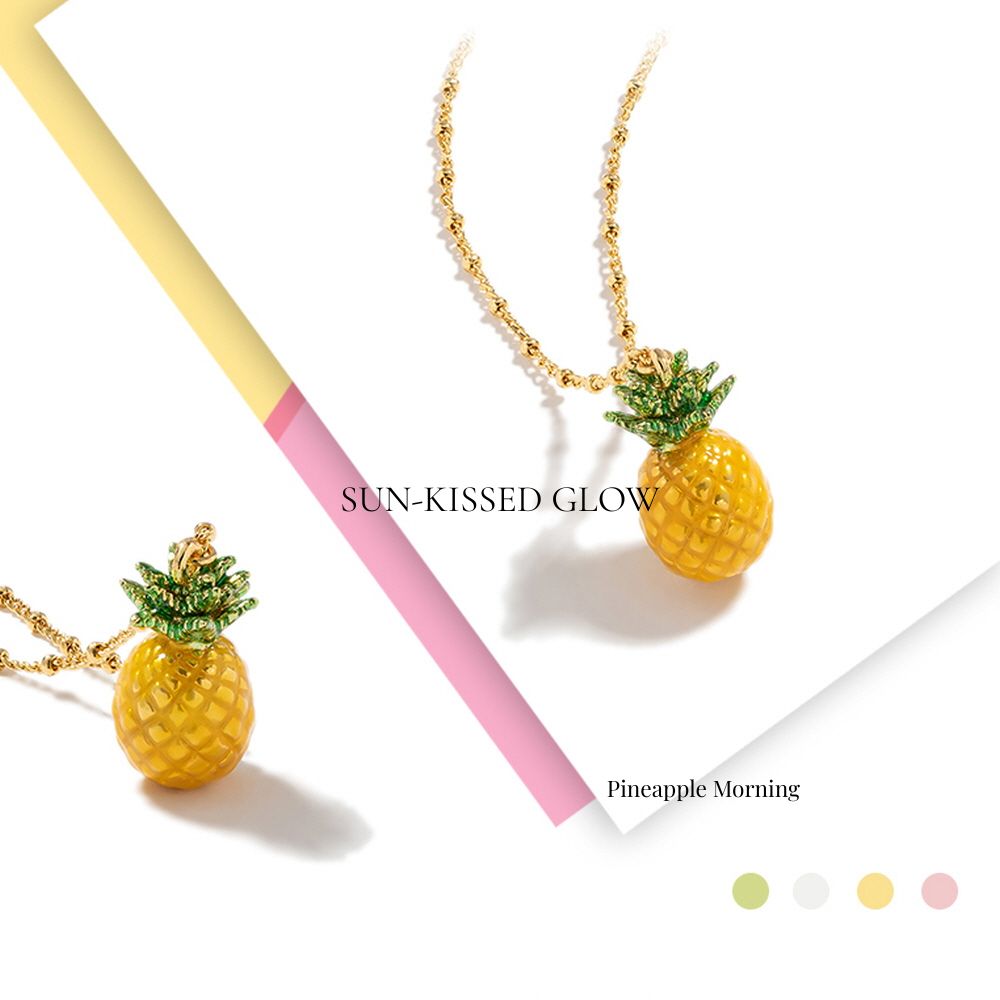Sun-Kissed Pineapple Necklace