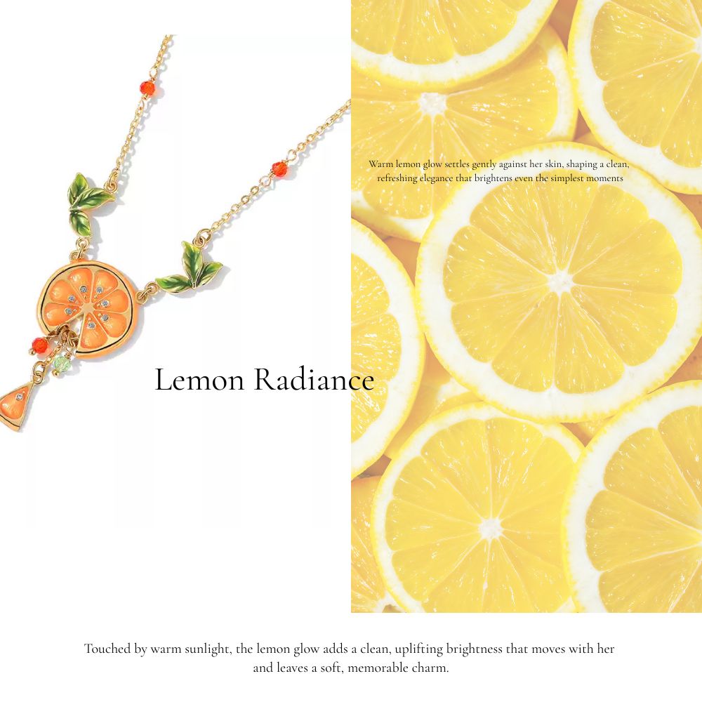Sunlit Lemon Necklace
