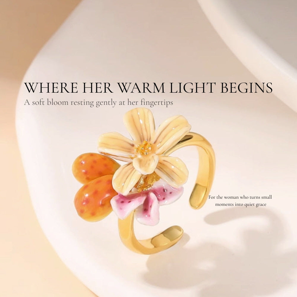 Pear Blossom Glow Ring